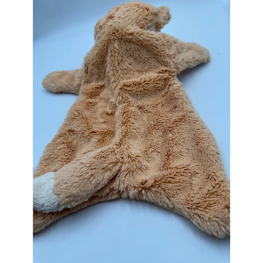 Douglas Baby Fox Snuggler Lovey Plush‎ Forest Mushroom Print Orange Cream